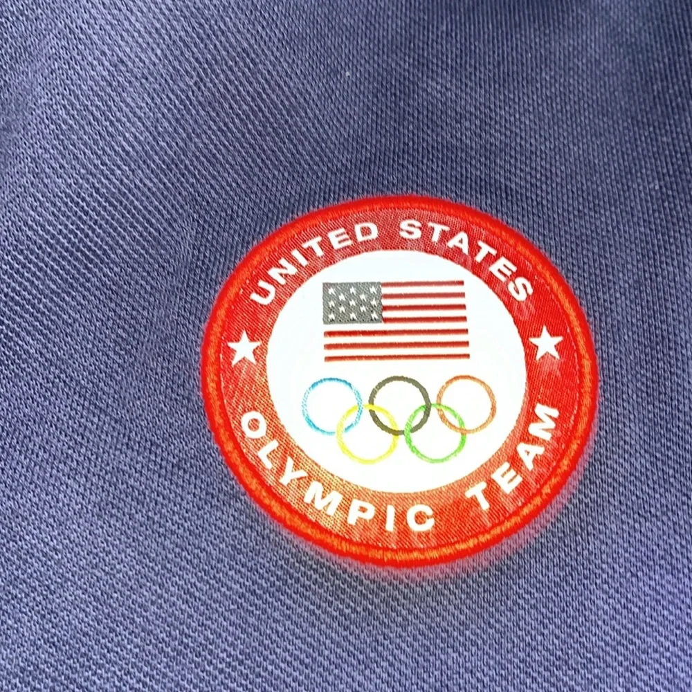 Ralph Lauren Mens L Spell Out Athlete Issued 2016 Olympics Collared Polo Shirt